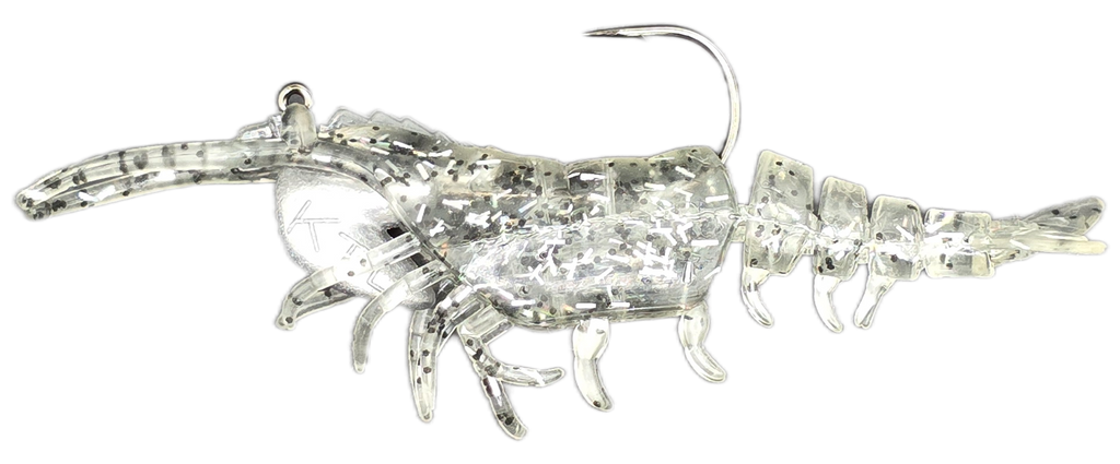 Knockin Shrimp Glass Minnow With Built-In Tail Rattle