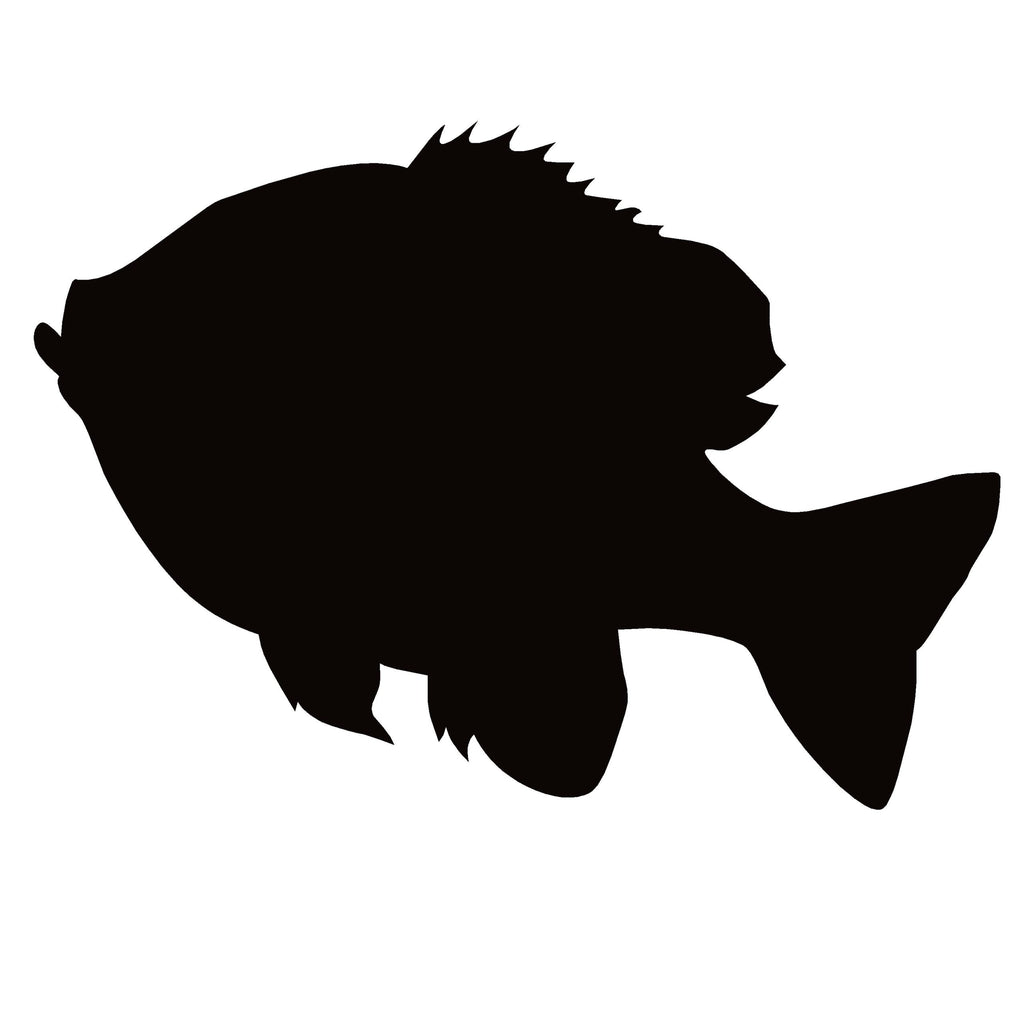 Pan Fish Fishing Decal - Pan Fish  Fishing Sticker - 1273