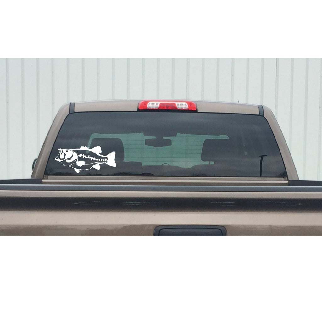 Largemouth Bass Fishing Decal - Largemouth Bass Fishing Sticker - 2204