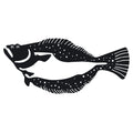 Flounder Fishing Decal - Flounder Fishing Sticker - 2208