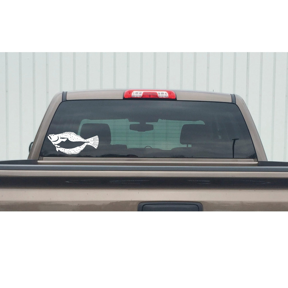 Flounder Fishing Decal - Flounder Fishing Sticker - 2208