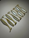 Dirty Blonde – 3.8” Paddle Tail Soft Plastic Swimbait (8-Pack)