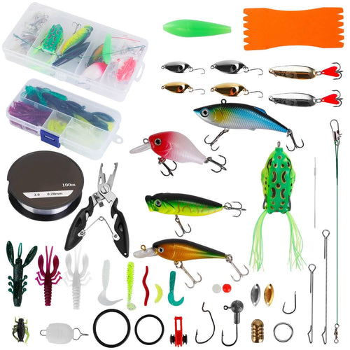 383-piece fishing lures tackle box