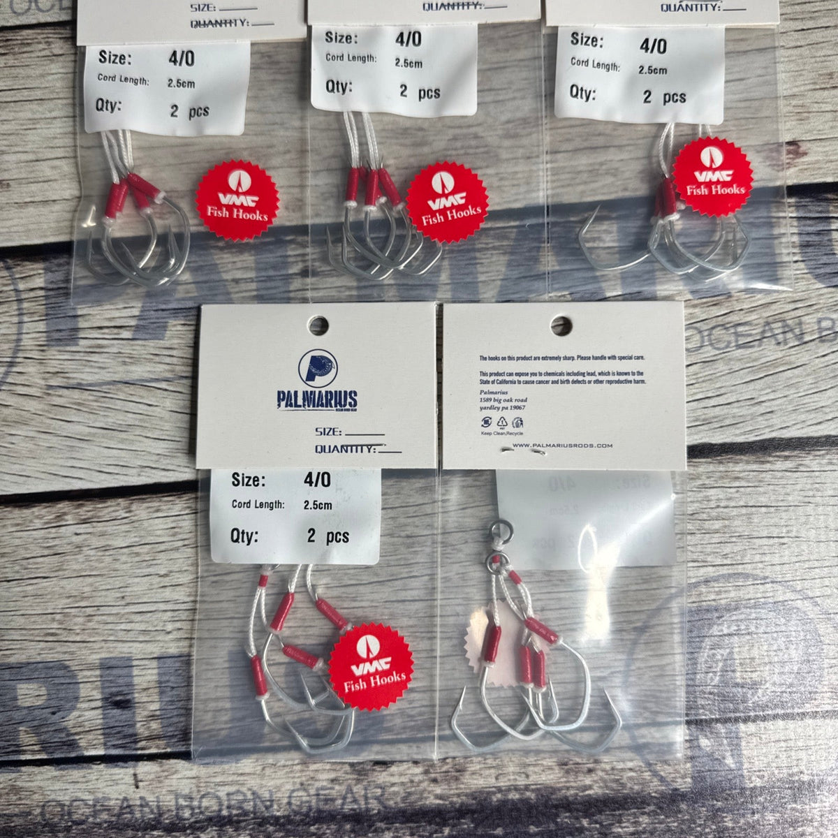 VMC 7117 Dual Assist Hook Medium Wire Spade Connection