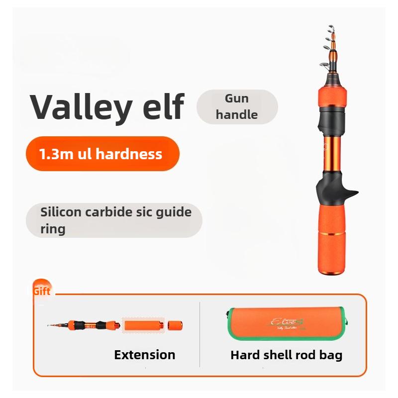 Mini Telescopic Micro Fishing Rod – Ultra-Short, Fast Action for UL Lures