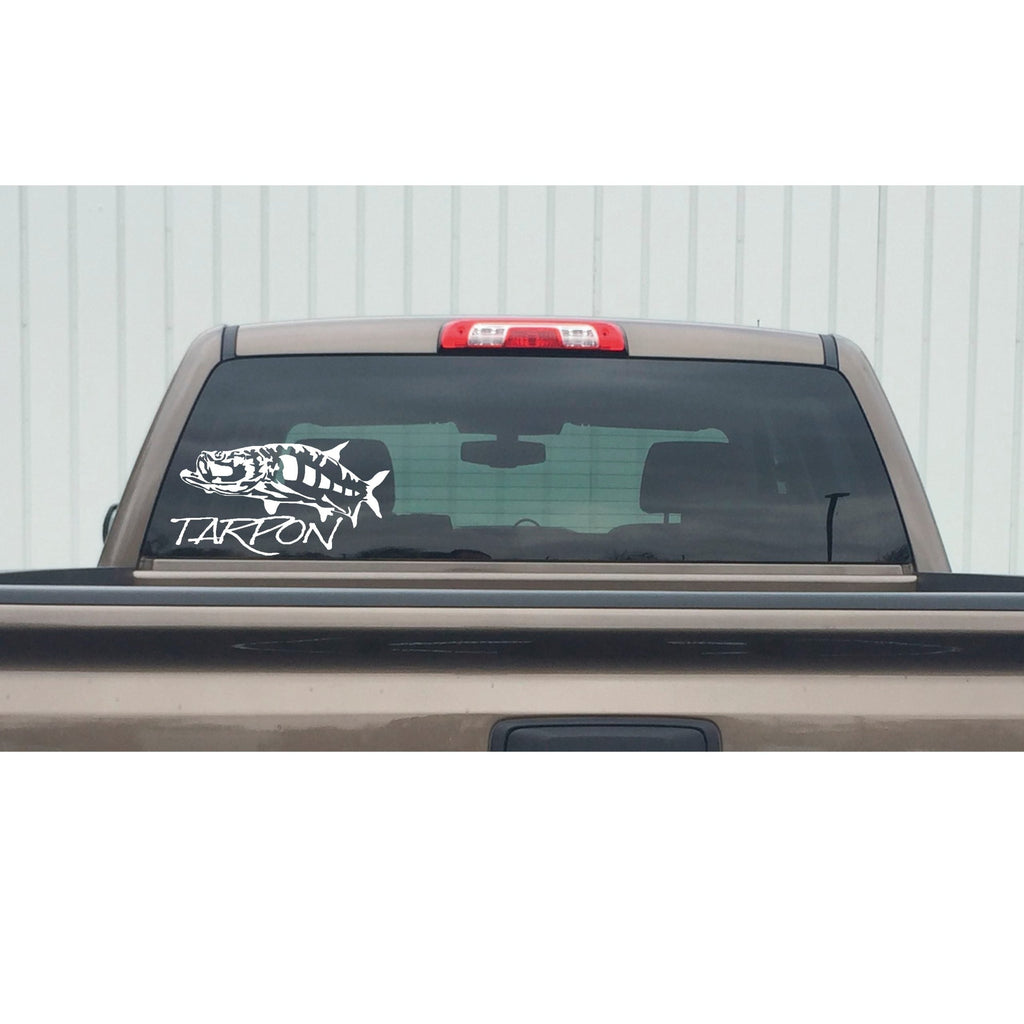 Tarpon Fishing Window Decal - Tarpon Fishing Window Sticker - 7053