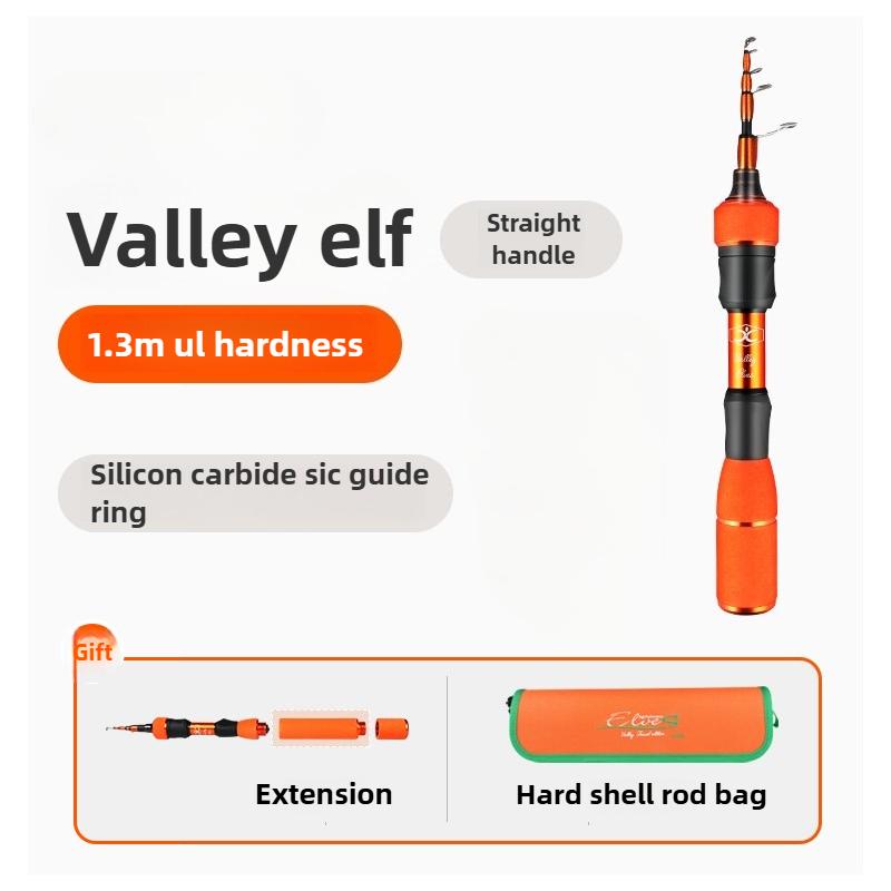 Mini Telescopic Micro Fishing Rod – Ultra-Short, Fast Action for UL Lures