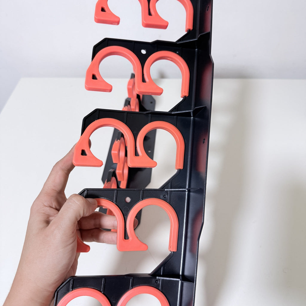 Fishing Rod Rack, Wall or Ceiling Mount, Holds 10 Rods