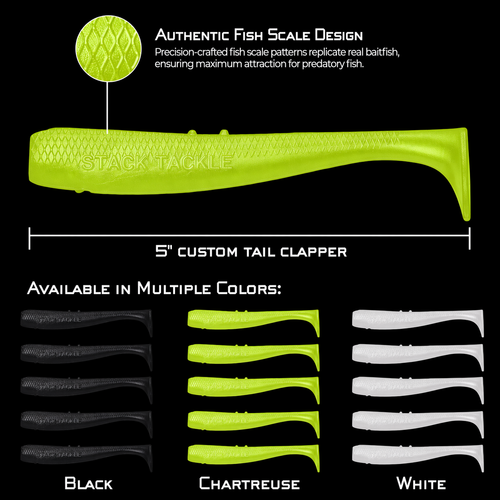 Stack Tackle 5 inch Tail Clapper - view 2