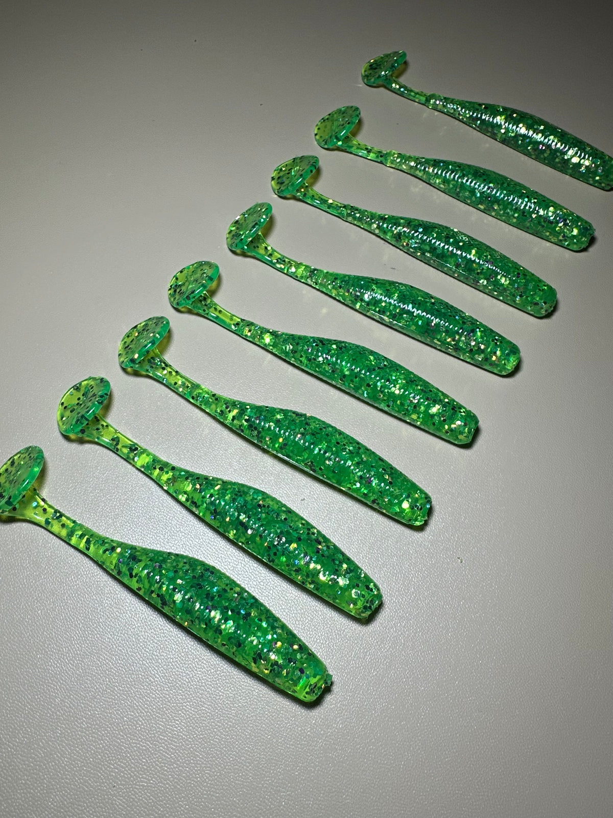 Bay Slime - 3.8” Paddle Tail Soft Plastic Swimbait (8-Pack)