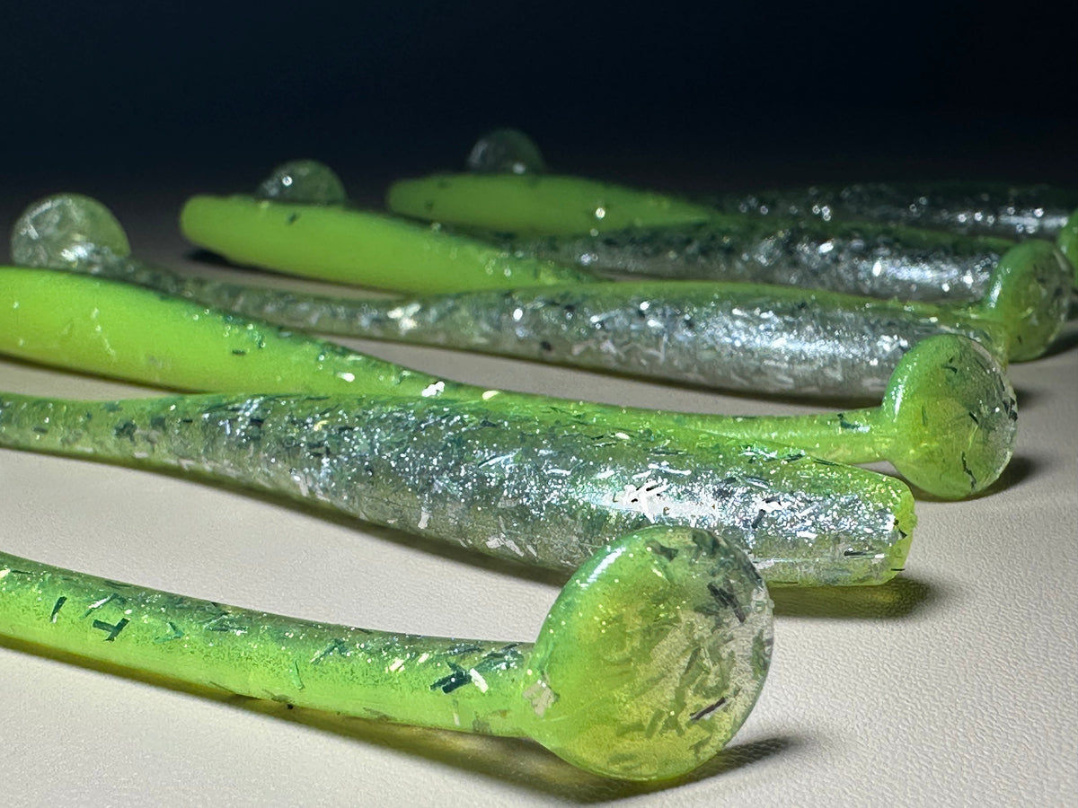 Toxic Flash - 4.5” Dirty Shad Soft Plastic Swimbait (8-Pack)