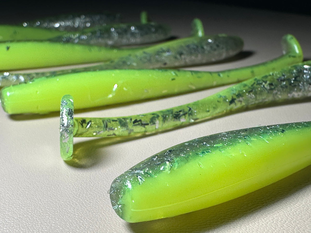 Toxic Flash - 4.5” Dirty Shad Soft Plastic Swimbait (8-Pack)