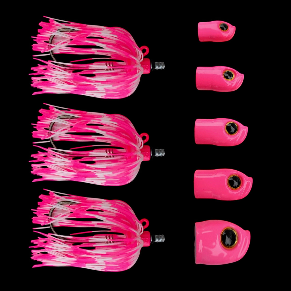 Skirted Screwy Head Jigs