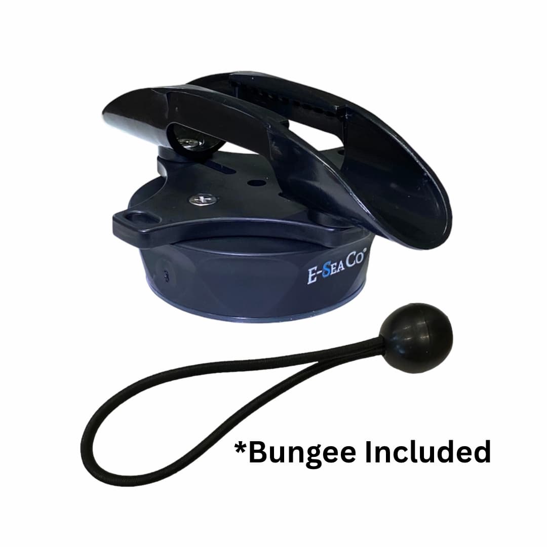 E-Sea Paddle Holder-Suction Mounted Paddle and Utility Clip