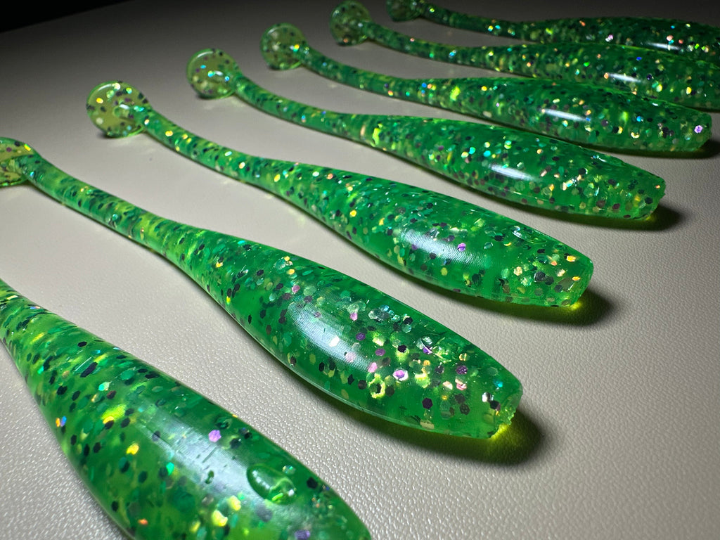 Bay Slime - 4.5” Dirty Shad Soft Plastic Swimbait (8-Pack)