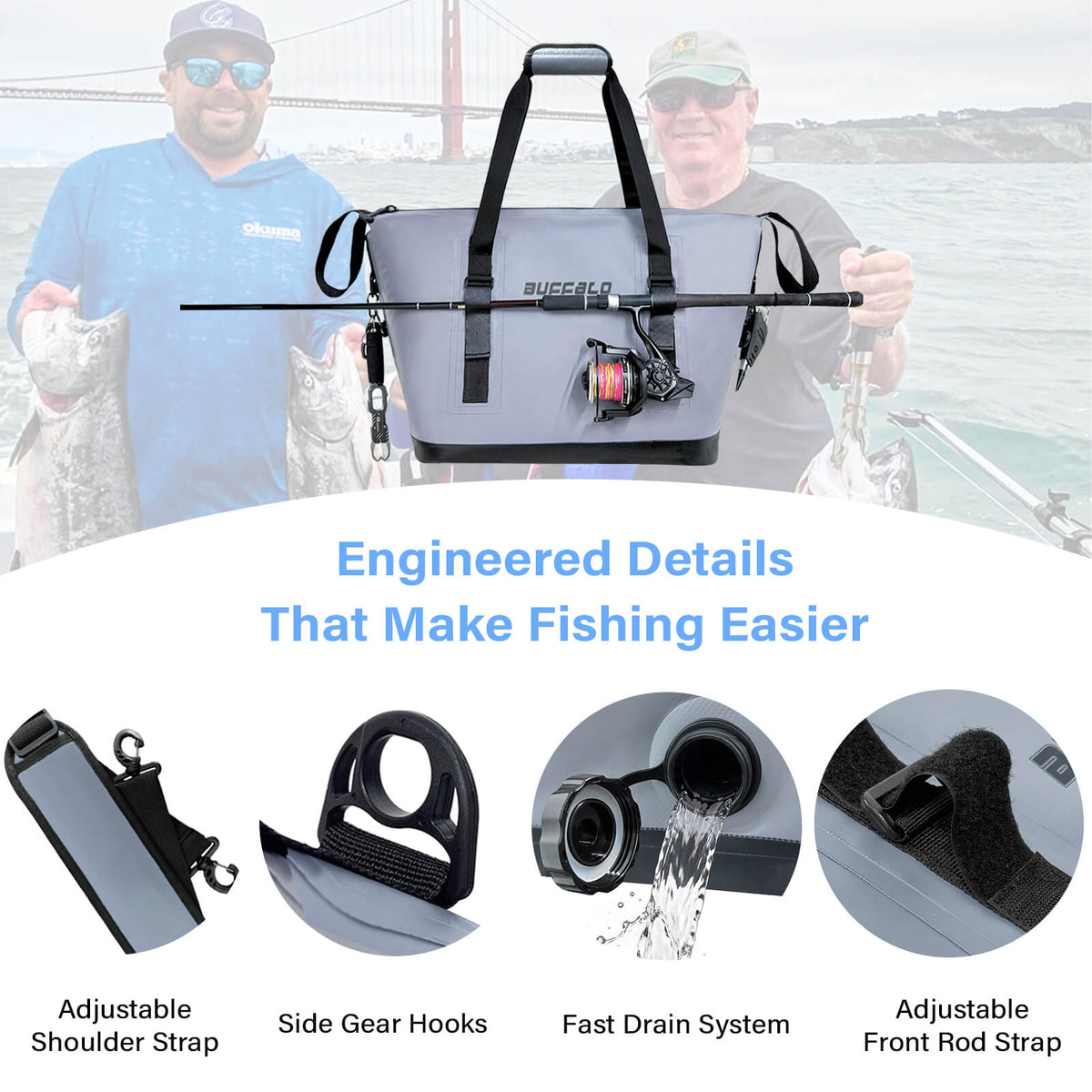 Buffalo Gear seamless fish cooler bag - view 4