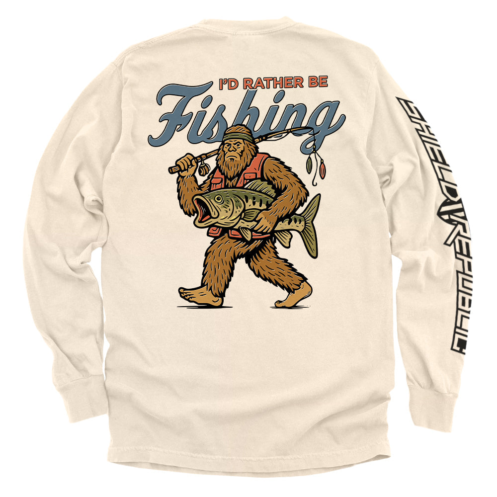 I'd Rather Be Fishing Bigfoot