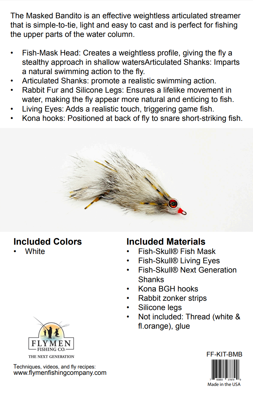Fly Tying Kit: The Masked Bandito