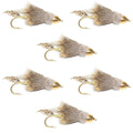 Cone Head Muddler Minnow Trout and Bass Streamer Fly - 6 Flies Size 4