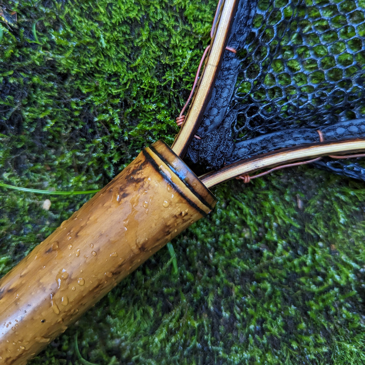 Brookie - Bamboo Fly Fishing Landing Net/Hand Net