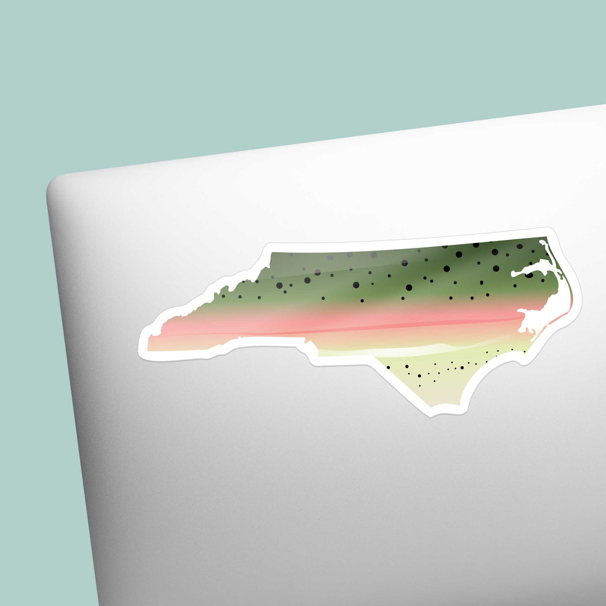 Rainbow Trout North Carolina Sticker - NC Fishing Decal