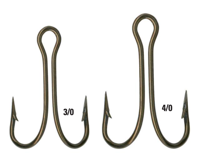 Mustad 7825 double frog hook - view 2