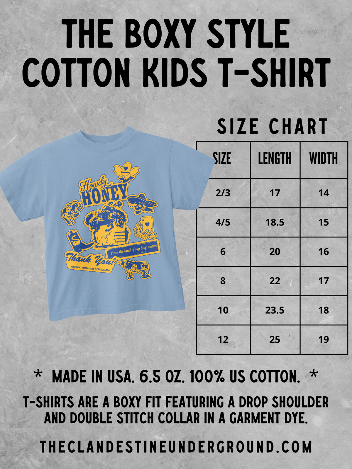 * KIDS * Anchovy Little Fish, Summer Kids Boxy T-Shirt