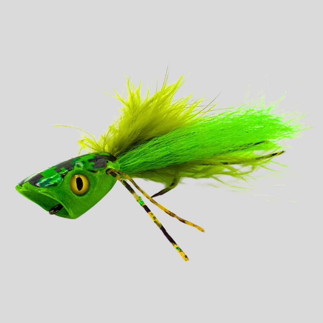 Flymen Double Barrel camo bass bug - view 4