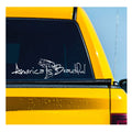 America Is Beautiful™ Bass Fish Die Cut White Vinyl Sticker Decal