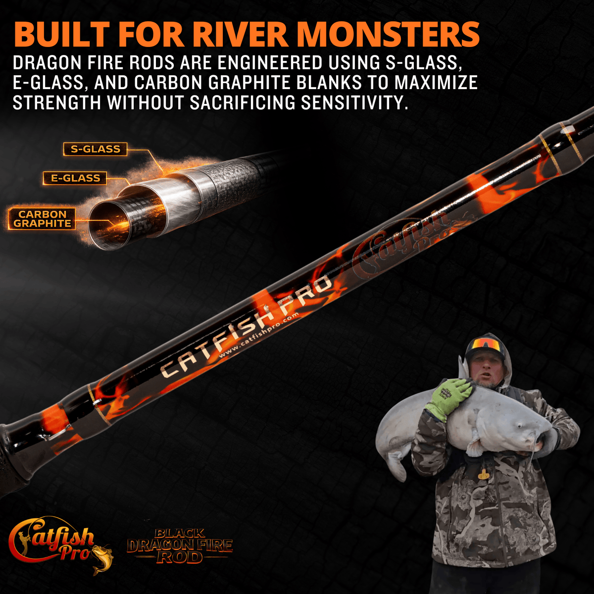 Black Dragon Fire Casting Rod