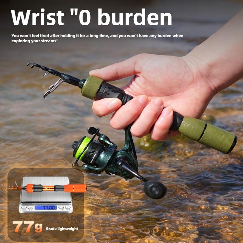 Mini Telescopic Micro Fishing Rod – Ultra-Short, Fast Action for UL Lures