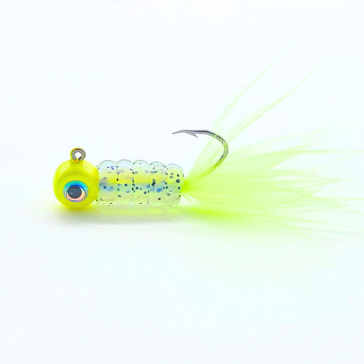 Hand Tied Crappie Jigs - Jelly Belly