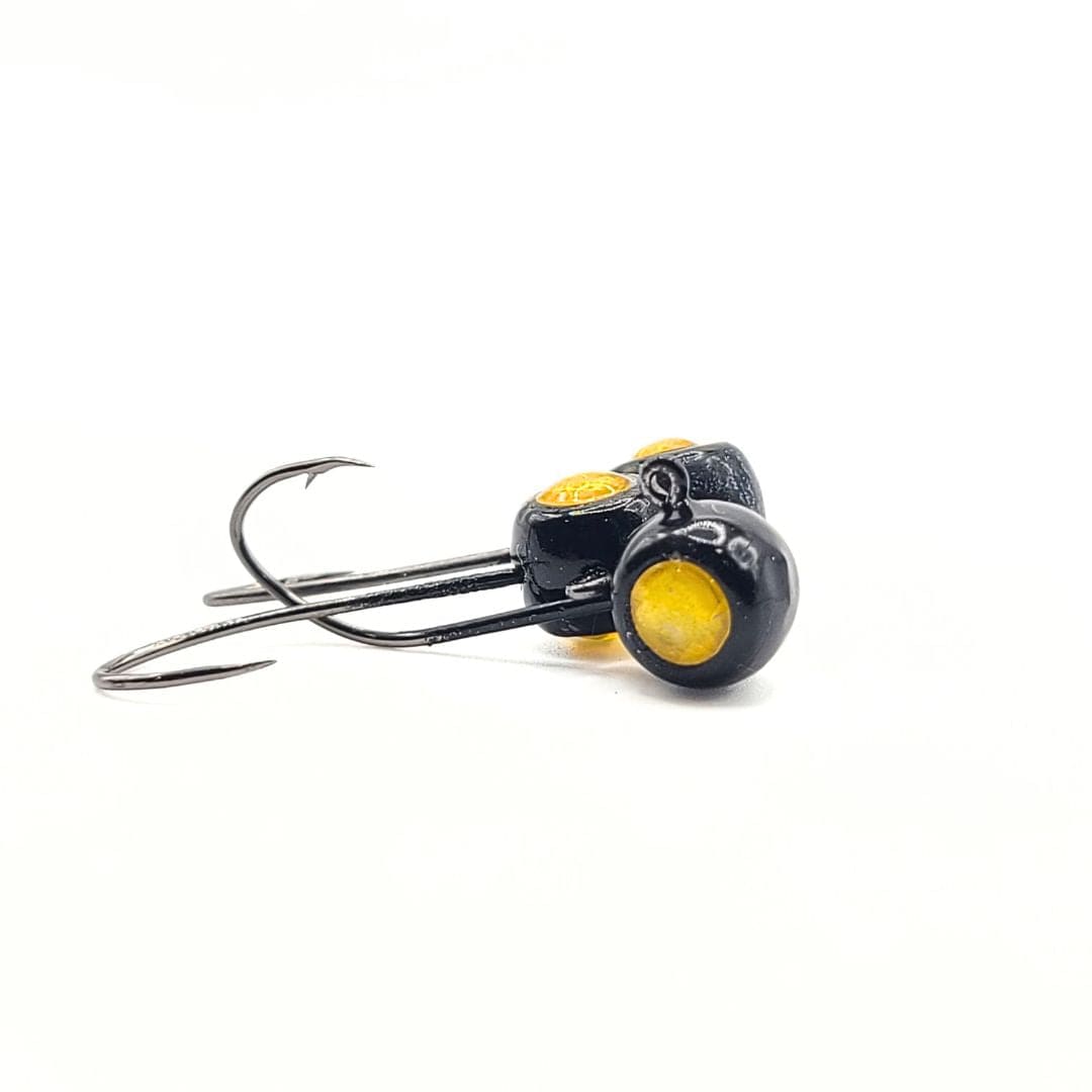 Free Style Jig Heads - 3D Eyes - 12 Pack - No Collar