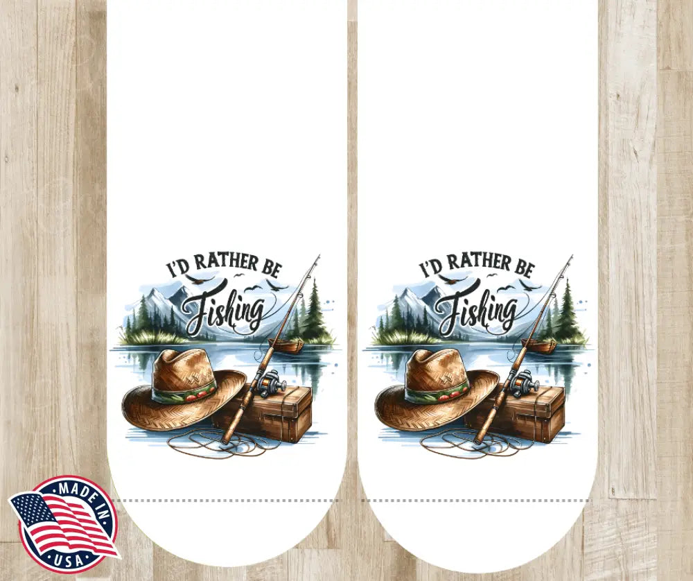 Rather Be Fishing – Socks