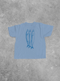 Underground Original Design: * KIDS * Summer Three Little Fish Boxy Kids T-Shirt