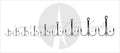 VMC Vanadium Treble Hooks 9650 Round Bend 1x (Pack of 25)