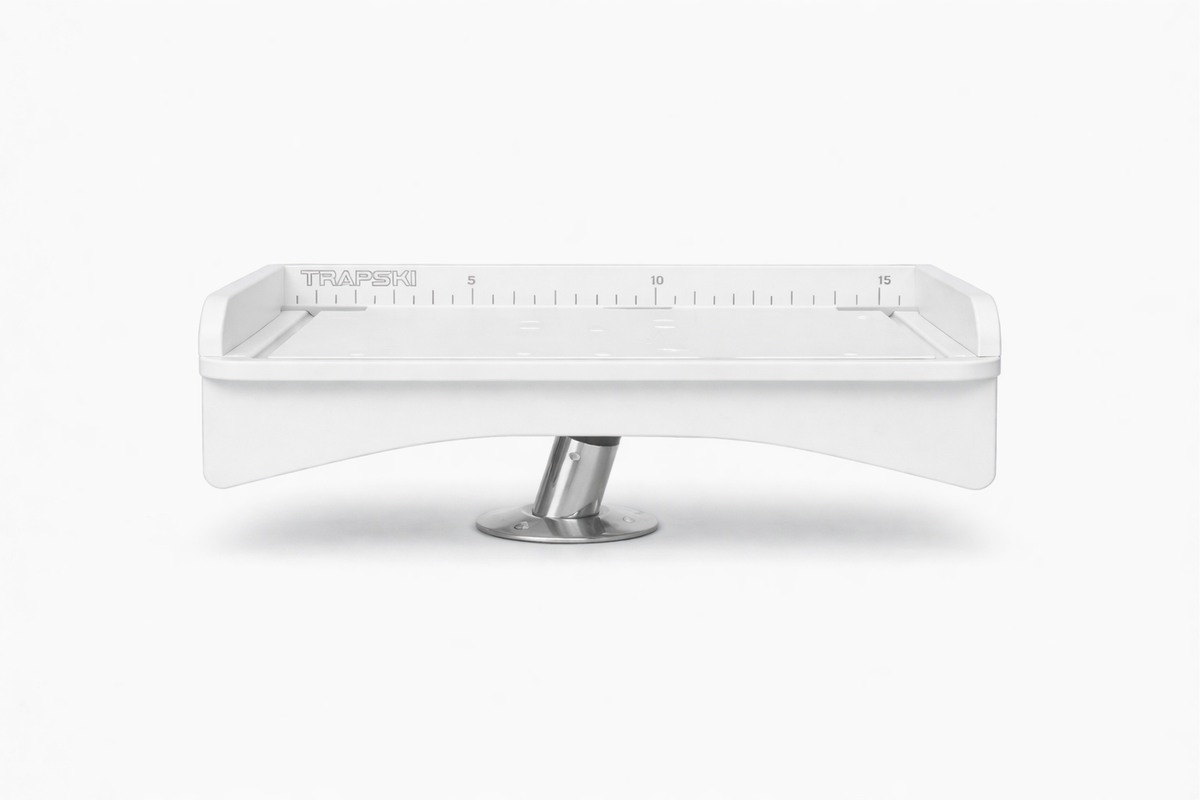 Premium Rod Mount 18" or 33" Raised Fillet Table – 3-in-1 Bait & Fish Station | Fits Rod Holders, Buckets & Flat Surfaces | Marine-Grade HDPE | Ruler, Juice Groove, Knife & Tool Slots